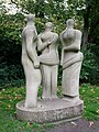 The Henry Moore sculpture "Three Standing Figures" in Battersea Park. [132]