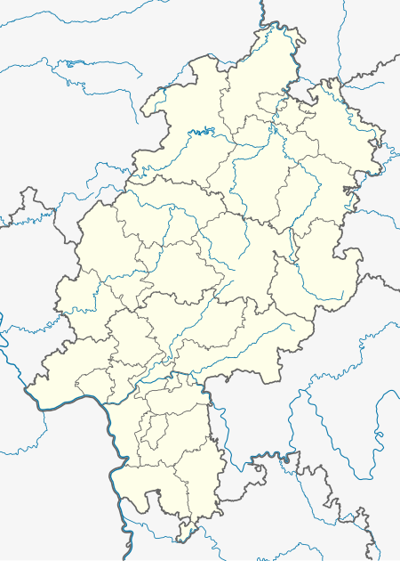 Hesse location map