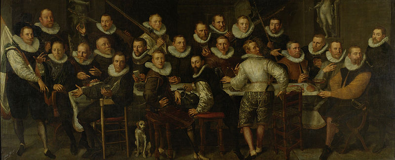 File:Het korporaalschap van kapitein Gillis Jansz Valckenier en luitenant Pieter Jacobsz Bas, Amsterdam, 1599 Rijksmuseum SK-C-455.jpeg