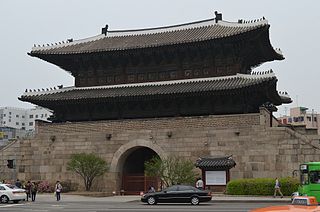 The Eight Gates of Seoul eight historical gates located in the Fortress Wall of Seoul, South Korea during the Joseon Dynasty containing The Four Great Gates and The Four Small Gates