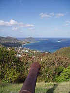 Grenada - Carriacou, Hermitage, Widok z hotelu - C