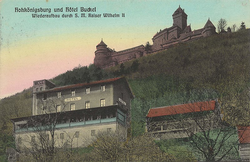 File:Hohkönigsburg, Elsass-Lothringen - Stadtansicht und Hotel Buckel (Zeno Ansichtskarten).jpg