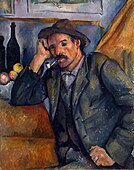 Paul Cézanne, 1890, Homme à la pipe (Man with a Pipe), oil on canvas, 90 x 72 cm, Hermitage Museum, Saint Petersburg