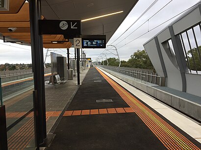 How to get to Hughesdale Station with public transport- About the place