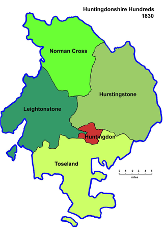 <span class="mw-page-title-main">Hundreds of Huntingdonshire</span>