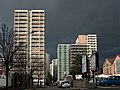 * Nomination: Buildings of the Bergson district in Saint-Étienne. --Touam 21:16, 1 January 2023 (UTC) * Review IMO good quality, but it needs a perspective improvement --Michielverbeek 22:23, 1 January 2023 (UTC) Sorry, I prefer with a "default" perspective. Thank you for your review. --Touam 05:57, 2 January 2023 (UTC) Ok, that's a choice, but I cannot promote it like this --Michielverbeek 07:57, 2 January 2023 (UTC)  Question Isn't this likely to run afoul of French restrictions on freedom of panorama? When were these buildings built, and how long have the architects been dead? -- Ikan Kekek 08:50, 2 January 2023 (UTC) Hi, sorry my english is poor, I can't speak about that. You have all the informations in the description. It's probably between 1969 à 1976, see https://cinematheque.saint-etienne.fr/Default/doc/OAI_1/_b64_b2FpLWNzZS5kaWF6aW50ZXJlZ2lvLm9yZy1kb2N1bWVudGFpcmUtNTg%3d/bergson-1969-a-1976-montage-d-archives --Touam 06:20, 3 January 2023 (UTC) So it's too soon and Commons can't host this picture. -- Ikan Kekek 18:02, 3 January 2023 (UTC)