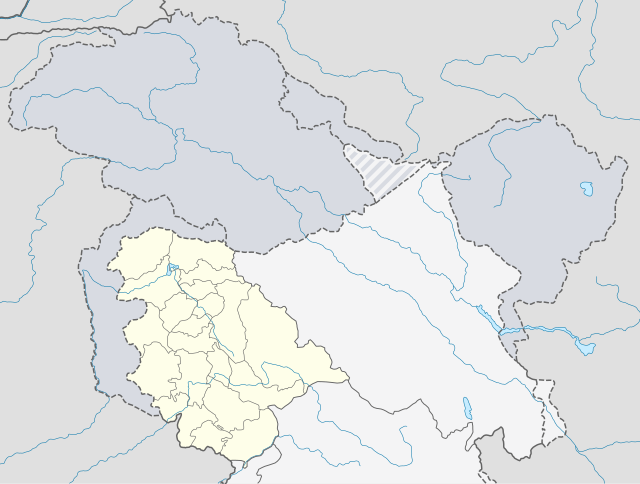 జమ్మూ is located in Jammu and Kashmir