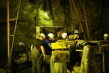 Trepca Mines in Mitrovica, Kosovo Inside The Trepca Mine.JPG