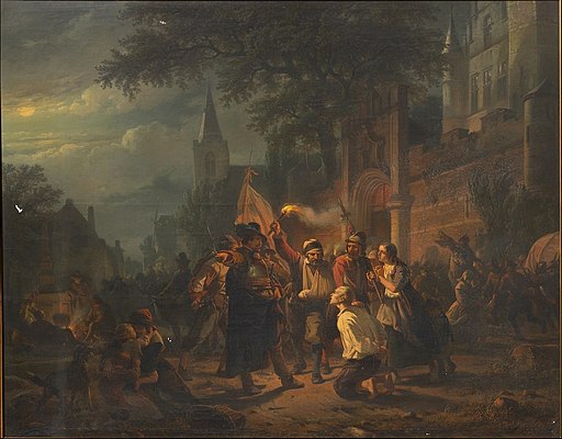 Jan Michiel Ruyten - The occupation of Berck by the troops of Maarten Schenck van Nydeggen