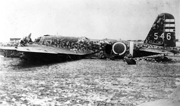 Ki-21 of the Daisan Dokuritsu Hikōtai at Yontan Airfield, 25 May 1945