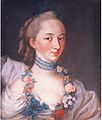 Portrait de la princesse Nathalie Pavlovna Chtcherbatova (1726-1791), née Balk-Polev, sœur de la précédente et épouse (1749) du prince M.P. Chtcherbatov (1724-1760)