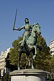 905) Statue équestre de Jeanne d'Arc, par Paul Dubois, Place Saint-Augustin, Paris. 7 octobre 2011