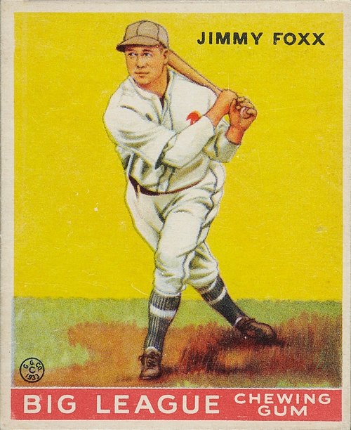 1933 Goudey baseball card