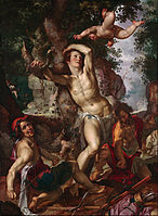 Martyrdom of Saint Sebastian, 1600, 169 x 125 cm (66.6 x 49.3 in)