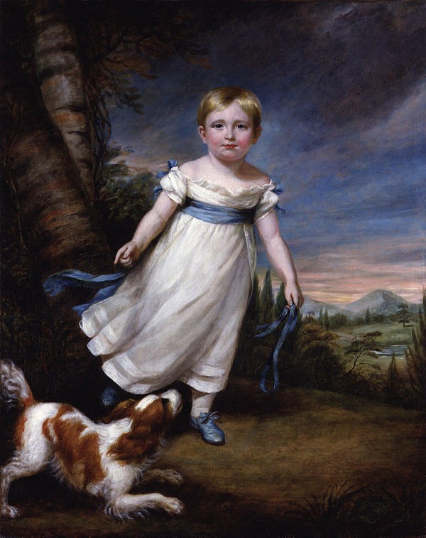 Ruskin as a young child, painted by James Northcote