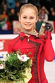 Lipnitskaya at the 2014 European Championships
