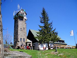 Lookout tower on the Königshöhe