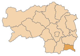 Radkersburg District - Carte