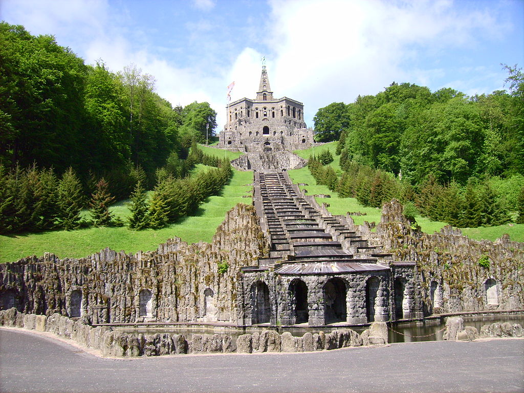 UNESCO-Weltkulturerbe Bergpark Wilhelmshöhe bei Kassel: Kaskaden