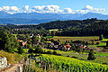 English: Number 6: Vineyard Sem Kegley & Georg Lexer with view at the villages Stegendorf and Lind Deutsch: Nummer 6: Weingut Sem Kegley & Georg Lexer mit Blick auf die Ortschaften Stegendorf und Lind