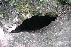 A Klotild-barlang bejárata