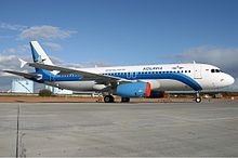 Airbus A320 авиакомпании «Когалымавиа» в старом варианте ливреи «KOLAVIA»