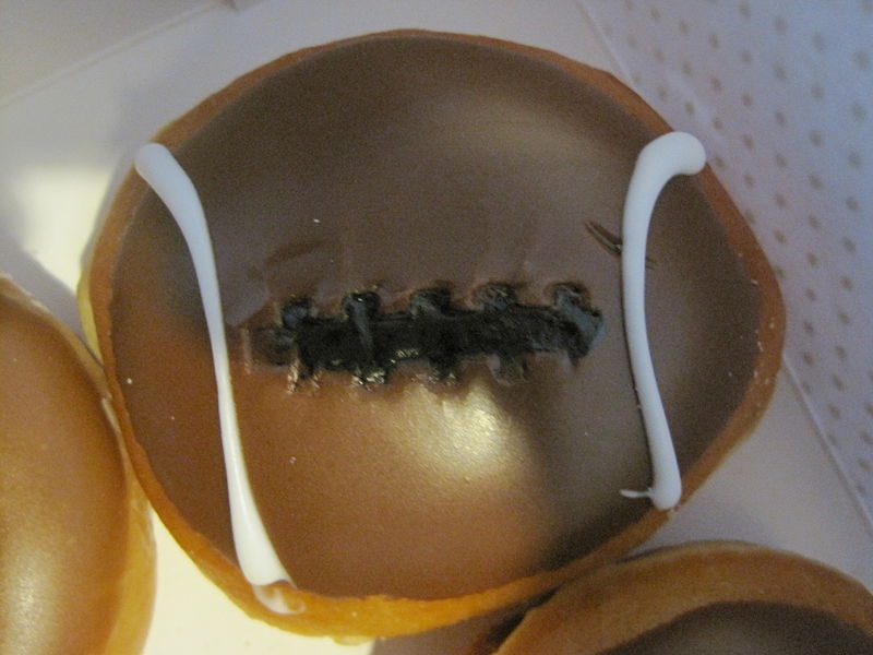 File:Krispy Kreme football-themed donut.JPG