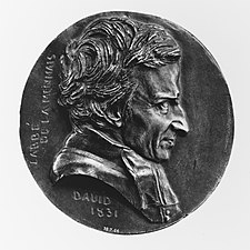 Bronze réalisé par David d'Angers en 1831 et conservé au Metropolitan Museum of Art (New York).
