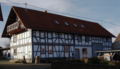 English: Half-timbered building in Meiches, Storndorfer Strasse 28, Lautertal, Hesse, Germany This is a picture of the Hessian Kulturdenkmal (cultural monument) with the ID Unknown? (Wikidata)