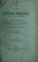 Thumbnail for File:Leçons de clinique médicale faites à l'Hôpital San Spirito. 2e fasc. De l'empyème vrai, de la fièvre subcontinue (IA b22357312).pdf