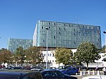 Le Centre hospitalier André Mignot, vue de l'entrée