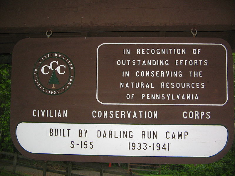 File:Leonard Harrison State Park CCC Sign.jpg
