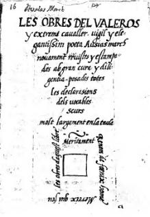 Les obres del valeros y extrenu caualler uigil y elegantissim poeta Ausiàs March (1546-1547).djvu