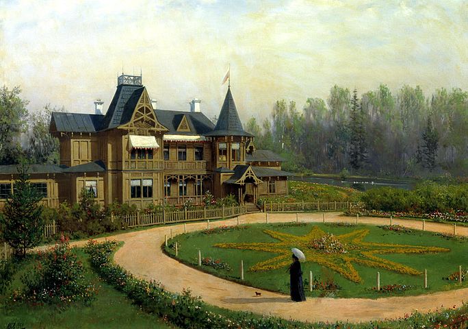 Картина усадьба. Лев лагорио - дача (1892). Дача Лев лагорио картина. Усадебный сад 19 век Россия. Дача Юмжагийна Цэдэнбала.