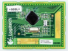Printed circuit board by Logitech with inscription "Patents pending" Lifetec LT9303 - Logitech touchpad-1213.jpg