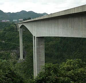 Liuguanghe-Brücke 六广河大桥