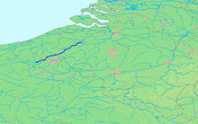 The course of the Lys/Leie