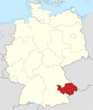 Нижняя Бавария на карте