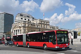 A Mercedes-Benz Citaro "bendy bus" (defunct)