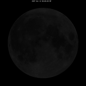 Over one lunar month more than half of the Moon's surface can be seen from the surface of Earth.