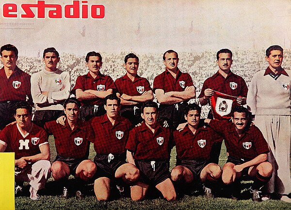 Mexican squad in April 1952