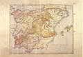 Mapa d'España 1508 onde apaez Boniglia