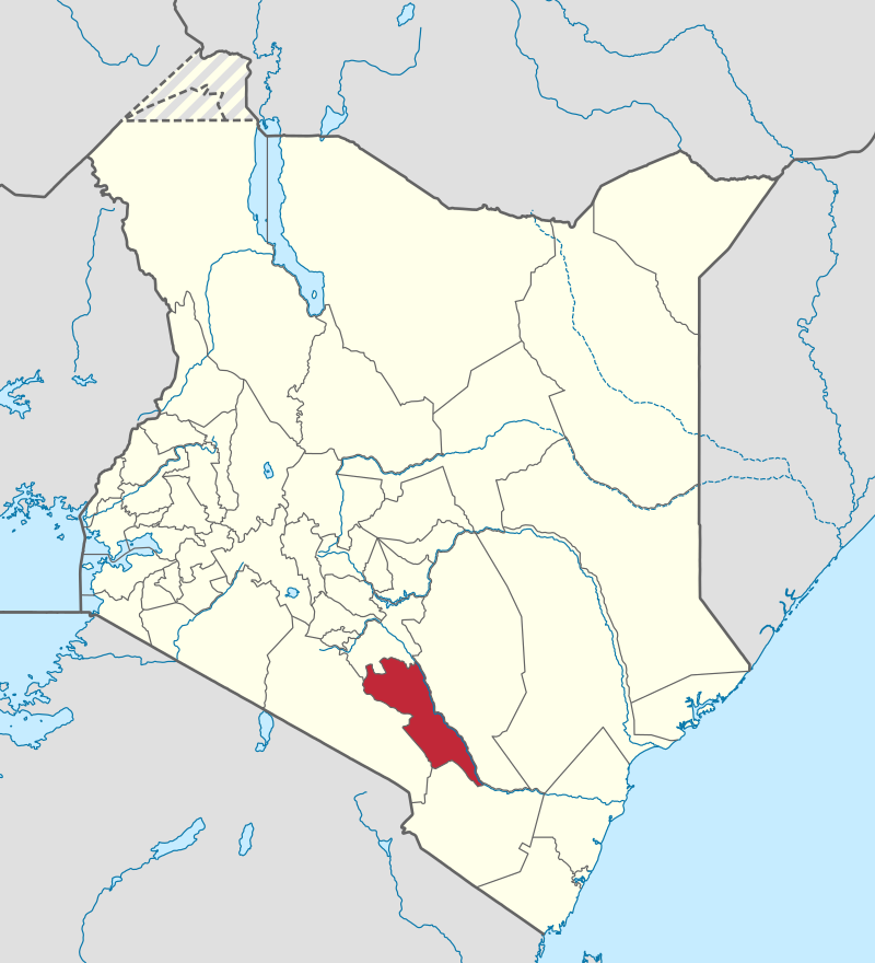 Contea di Makueni – Localizzazione