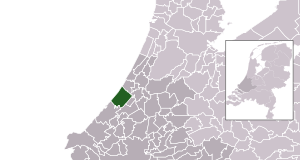 Carte de localisation de Wassenaar