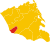 Map of comune of Santa Croce Camerina (province of Ragusa, region Sicily, Italy).svg