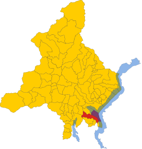 Poziția localității Stresa