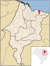 Santo Amaro do Maranhão - Carte