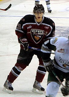 Mário Bližňák v dresu Vancouver Giants.