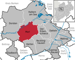 Kaart van Marl