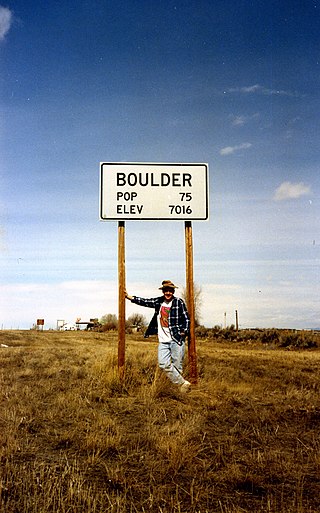 <span class="mw-page-title-main">Boulder, Wyoming</span> CDP in Wyoming, United States